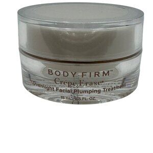 Body Firm Crepe Erase Overnight Facial Plumping Treatment 15ml 0.5oz Anti-Aging